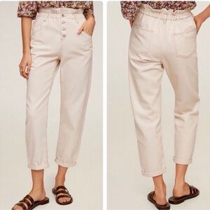 Mango Paper Bag Jeans Ankle